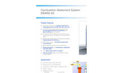 EBARA - Model 1400 - Wet Scrubbers- Brochure