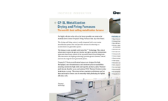CF-SL Metallization Drying and Firing Furnaces Brochure