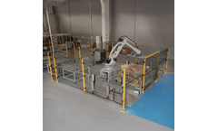 Ecoprogetti - Model ECOGLASS R - Glass Layup Robot for Solar Panels