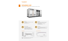 Sungrow SG3400/3125/2500HV-20 Photovoltaic (PV) Central Inverter - Datasheet