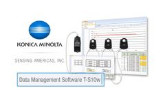 Data Management Software T-S10w - Konica Minolta Sensing - Video