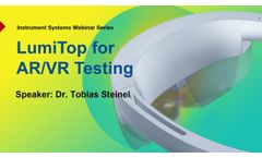 AR/VR Testing with LumiTop - Video