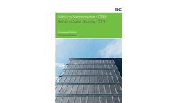 Model CTB - AWS - Surface-Mounted on Schüco Window Brochure