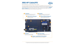 Alpha CableUPS - Model XM3-HP Series - Intelligent Power Management System - Datasheet