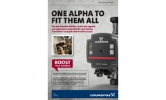 Alpha - Model 1 L - Heating Circulator Pump - Brochure