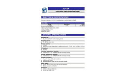 HT - Model XL424 - TRMS Three-phase Voltage Data Logger - Brochure