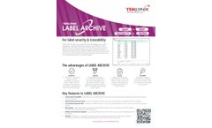 Teklynx - Version Archive - Label Security & Traceability Software - Brochure