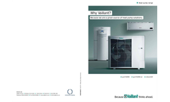 Vaillant - Model flexoTHERM - Multi Source Heat Pump - Manual