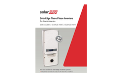 SolarEdge - Three Phase Inverters - Brochure