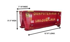 Dumpster-Man - Model 14 Cubic Yard - Mini-Dumpster