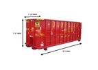 Dumpster-Man - Model 40 Cubic - Yard Dumpster