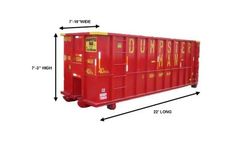 Dumpster-Man - Model 40 Cubic - Yard Dumpster