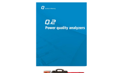 Circutor - Model CVM-D421-SCV - Multi-Channel Network Analyser - Brochure