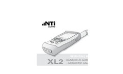 Audio and Acoustic Analyzer XL2 User Manual