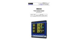 KMB - Model SMZ 244 - High-End Class A PQ Analyzer and Data Logger - Manual