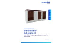 Ormazabal - Transformer Substations - Brochure