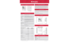 Dimplex - Model X-090546 - Bathroom Panel Heater - Brochure