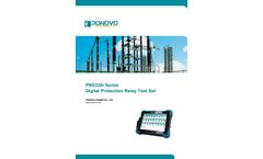 Ponovo - Model PNS330i Series - Digital Protection Relay Test Set - Brochure