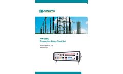 Ponovo - Model PW366Ai - Protection Relay Test Set - Brochure