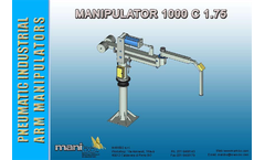 1000 C 1.75 - Pneumatic Industrial Arm Manipulators Brochure