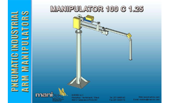 100 C 1.25 - Pneumatic Industrial Arm Manipulators Brochure