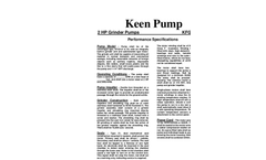 Model K3RN(X) - 3” Submersible, Recessed Impeller Pump – Specifications