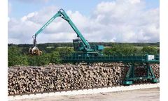 Baljer - Electric Portal Crane for Round Wood Handling