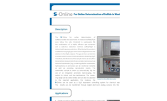 Model S - Online Determination Unit Brochure
