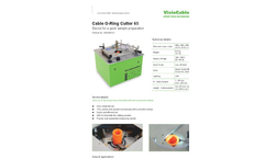 Visio Cable - Model ORC 65 - Cable O-Ring Cutter Brochure