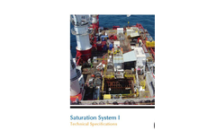Model SAT I - Compact 4-Man Saturation Diving System - Technical Specifications