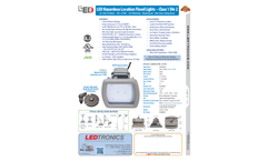 LEDtronics - Model EPL001-040W-XPW-101W - LED Hazardous Location Flood Lights Brochure