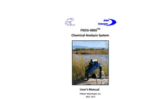 FROG - 4000 - Volatile Organic Compound Analysis for Liquid and Soil Samples Gas Chromatography with Photoionization Detector – Manual
