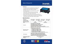 Invertek - State of Charge Unit Brochure