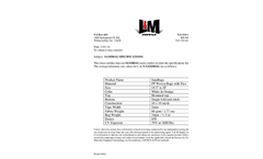 Sandbag - Specifications