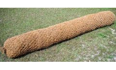 US Erosion - Coconut Coir Logs Natural Coir Netting