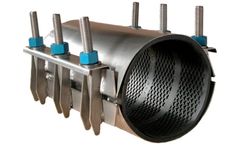 JCM Industries - Model 162 - Universal Clamp Coupling All Stainless Steel Fab - Extended Range