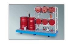 LACONT - Stacking Racks With Base Sumps