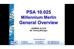 PSA 10 025 Millennium Merlin (Mercury) - Video
