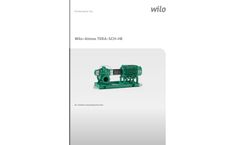 Wilo - Model Atmos TERA-SCH-HE - Axially Split Pump -Brochure