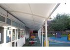 Tensile - Model Colorado - A Lean To Walkway That Can Extend The Classroom Outdoors