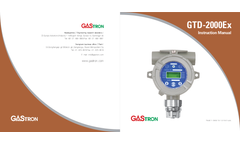 GTD-2000Ex - Gas & Flame Detection System - Instruction Manual