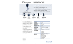 Classic - Model Type 2000 - Pneumatically Operated 2/2 Way Angle Seat Valve Brochure