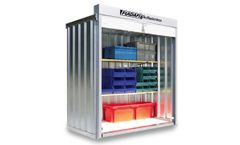 FLADAFI - Roller Shutter Container with Aluminium Roller Shutter