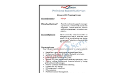 Advanced RO Training Course Brochure