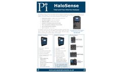 HaloSense - Chlorine Analyzers for Residual Chlorine Monitoring - Brochure