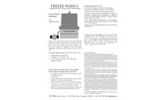 TIP - Model FREALM013P03 - AC Powered Freeze Warn Light & Buzzer - Brochure