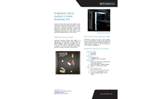ZenRobotics - Waste Analysis Tool Brochure