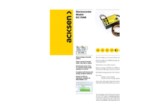 Acksen - Model EC-7VAR-RS - Three Phase Voltage, Current & Power Factor Data Logger - Brochure