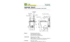 Evac Stainless Steel Vacuum Toilet - Technical Brochure