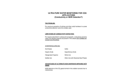 Ultra-pure Water Monitoring for Cogen Applications